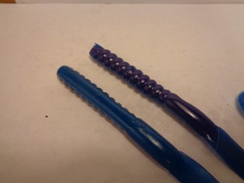 Bulk 6" Curly Tail Worm, Purple/Blue, 20 Count (New Other) - Picture 3 of 8