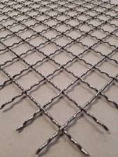 Wellengitter Gitter 1,0x0,5 Meter aus Edelstahl MW 40x40x4