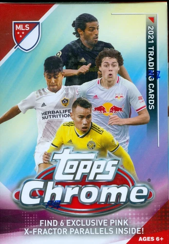 2021 Topps Chrome MLS Soccer Factory Sealed Blaster Box