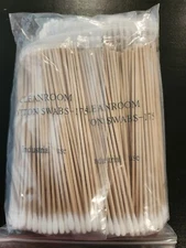 6 Inch 500 Pcs Long Cotton Swabs with Wooden Handles Cleaning Swabs Cotton Buds