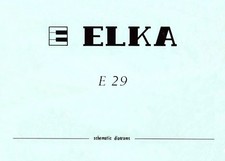 ELKA E29 Schematic Diagrams Service Manual repair Schematic Schematic E-29 - PDF