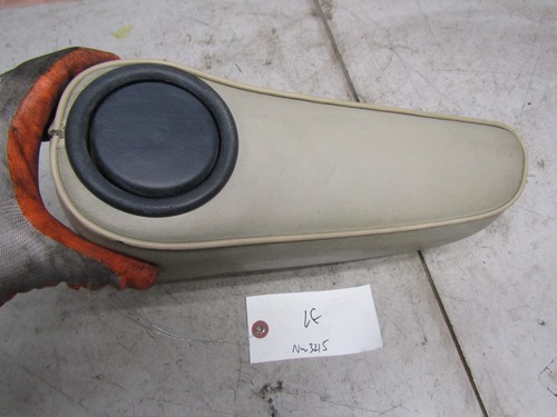 W126 Mercedes 300SD left front driver seat folding center arm rest TAN leather - Picture 8 of 11