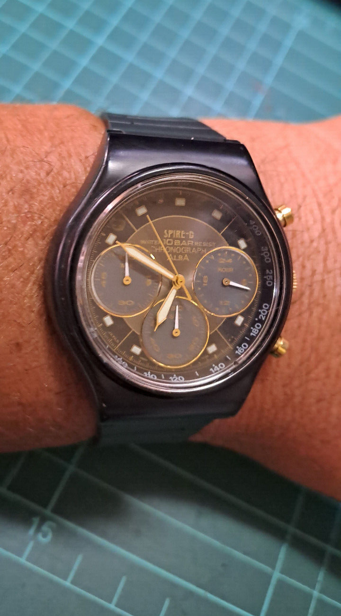 Iper Rare Vintage 90s Alba by Seiko V654-7000 Chronograph Watch