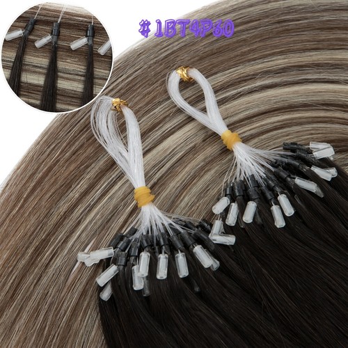 200G CLEARANCE Micro Ring 100% Human Remy Hair Extensions Loop Nano Bead Tip 1g - Picture 49 of 49