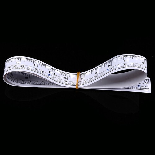 Selbstklebend DIY Maßband Umfangsmessband Meterstab Metermaß Meterband 90cm - Bild 7 von 12