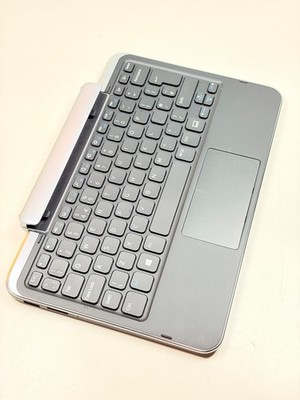 DELL XPS 10 Handy Tastatur Dock K05M Tablet Folio Case Hülle Touchpad Grau