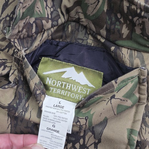 Northwest Territory Rebark Reversible Camo Orange Insulated Hunting Vest Mens L - Picture 5 of 11