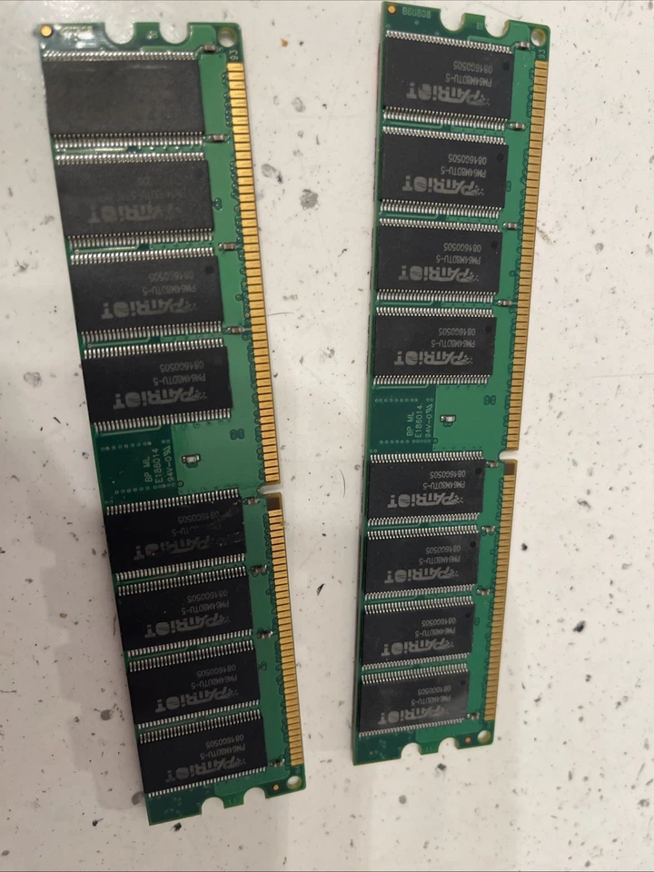 Lot Of 2 MEMORY, PSD1G266 1GB PC2100 CL3 PS000049 Patriot RAM - Image 4 of 4