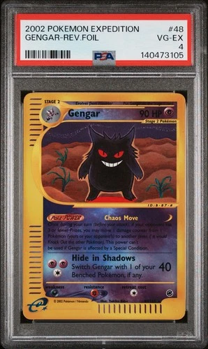 2002 PSA 4 Gengar Expedition 48/165 - Reverse Holo - Pokemon TCG - Low Pop