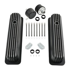 For 87-97 Sbc Chevy Vortec 5.0 5.7 350 Tall Finned Valve Cover Breather