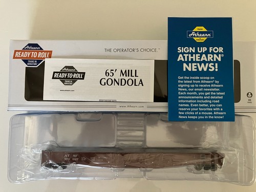 ¡NUEVO! Góndola Mill ATH82963 Athearn RTR Santa Fe 65' #170927 | Condition: New