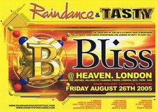 RAINDANCE & TASTY 26/8/05  Classic Rave Flyer