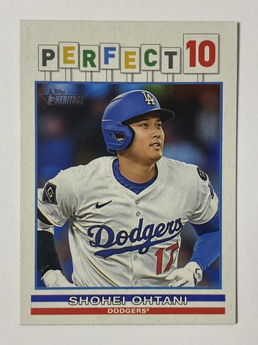 2025 Topps Heritage High Number PERFECT 10 SHOHEI OHTANI P10-3