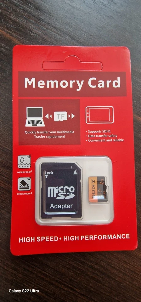 Scheda SD originale Sony Micro TF Mini  2TB - Immagine 2 di 2