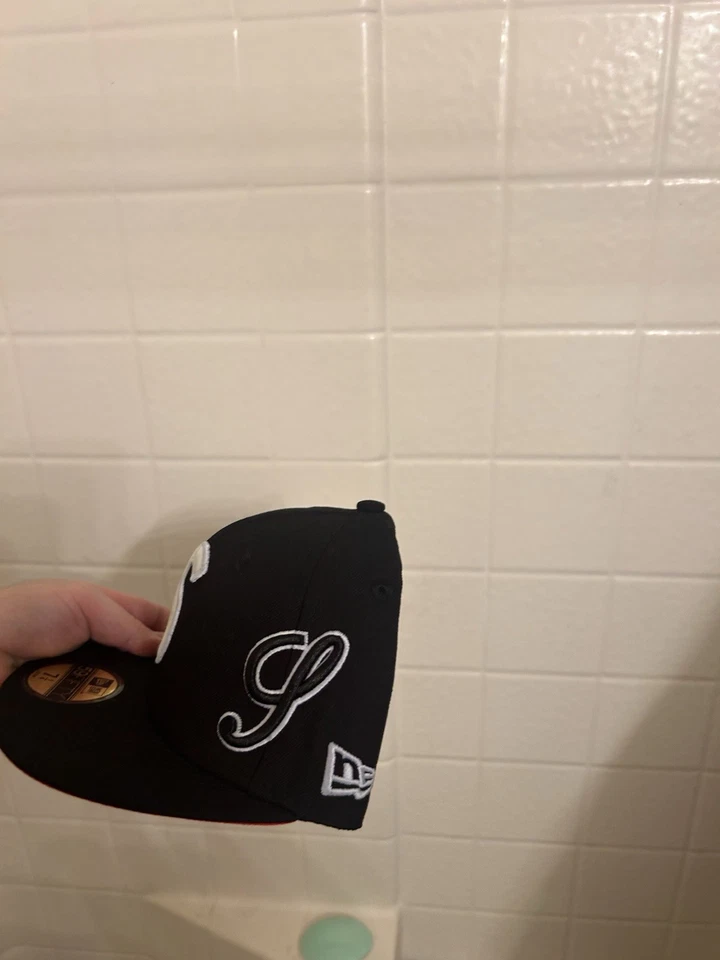 Gorra de béisbol New Era Supreme para hombre talla 7 1/4 59Fifty ajustada Foto 3 de 3