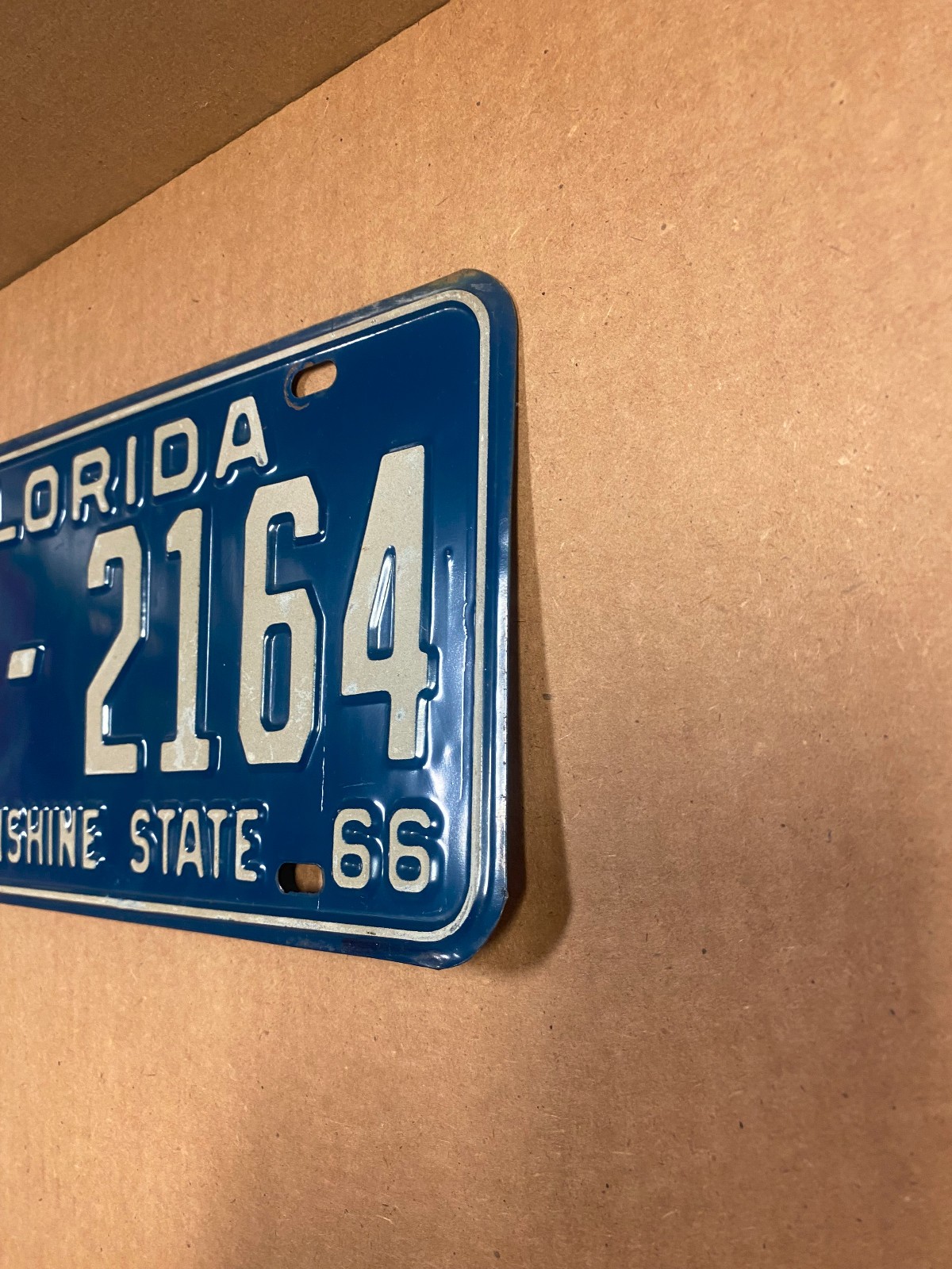 1966 Florida license plate 45-2164 Chevy Ford Dodge Chevrolet