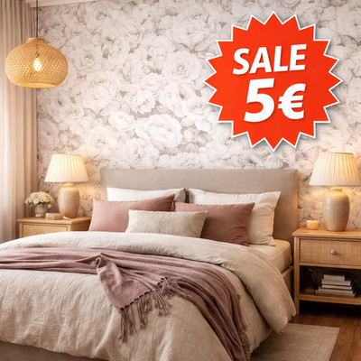 Vliestapeten Romantic Flowery mit romantischen Rosen