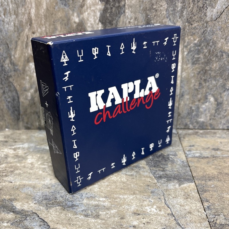 Kapla Challenge pinewood plank building card game