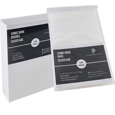 1000 Comic Book Bags & Boards for Silver Age, Current/Modern Premium Resealable