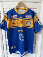 Leeds Rhinos Rugby League Home Shirt 2022 Oxen Medium Jersey Top