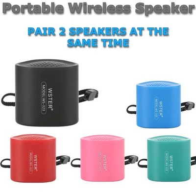 Tragbarer Mini Bluetooth Lautsprecher Kabellos 5.4 Lauter Sound MicroSD Typ-C