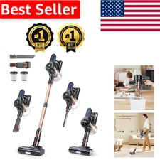 Multi-Functional Cordless Vacuum - Elegant Gold, Powerful Suction, Easy Cleanup