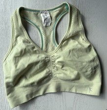 Sports Bra Danskin Now Racerback Green Womens size MEDIUM 8-10 
