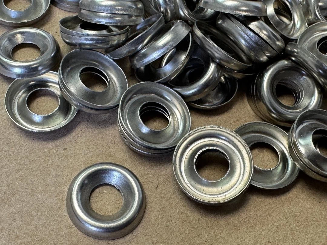 85 PCS 1/4 CUP WASHERS 18-8 SS STAINLESS STEEL image 3