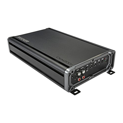 Kicker CXA1200.1 1200W Class D Amplifier w/Kit, Remote, Stereo Line Converter - Picture 2 of 6