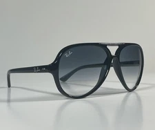 Ray-Ban Cats 5000 Gray Gradient Lens Polished Black  Sunglasses RB4125 601/32 59