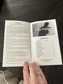 Sega CD Manual Only Prize Fighter 