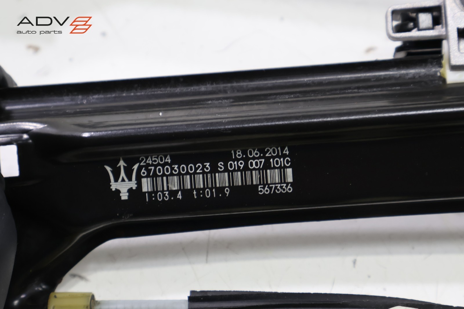 2014 - 2020 MASERATI GHIBLI REAR LEFT SIDE DOOR WINDOW REGULATOR & MOTOR OEM