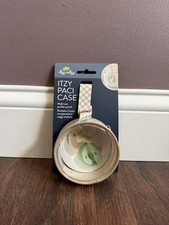 Itzy Ritzy, Clear Pacifier Case with Handle in color Taupe