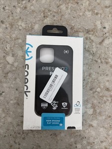 Speck Case for iPhone 12 Mini Black- Designed for Impact