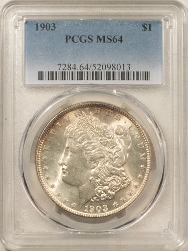 1903 $1 MORGAN DOLLAR - PCGS MS-64