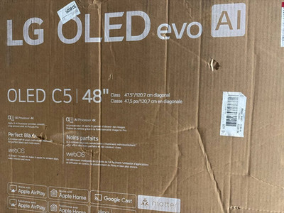 LG 48'' OLED evo AI 4K Smart TV C5 Series webOS HDR Dolby Vision NEW
