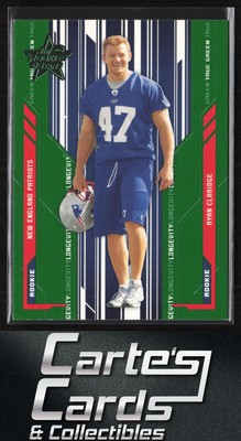 Ryan Claridge 2005 Leaf Rookies & Stars #173 Longevity True Green RC 67/100