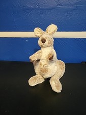 Fiesta Kangaroos Plush w Baby Joey In Pouch 15 Inch Stuffed Animal Realistic EUC