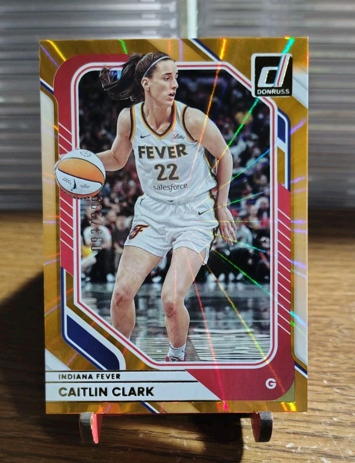 2026 Panini Donruss WNBA Caitlin Clark #22 Orange Laser /299 Fever 