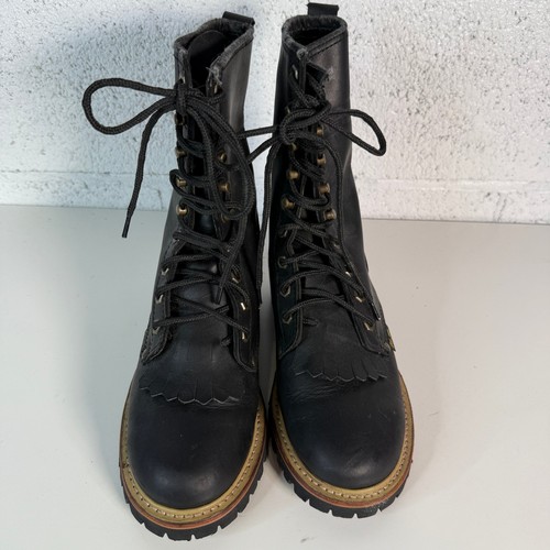 Ad Tec Wildfire: Men's 10" Classic Fireman Boot 1964 black 7.5Wide MSRP $168 - Picture 8 of 15