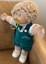 Cabbage Patch Kids Doll 1985 Pacifier OOAK Br...