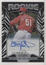 2019 Panini Prizm Rookie Zebra Prizm 60/99 Enyel de los Santos #RA-ED Auto 0c2