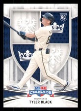 Tyler Black 2024 Panini Crusade #123 RC Milwaukee Brewers