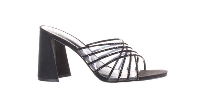 JLO by Jennifer Lopez Womens Tanel Black Sandals Size 9.5 (7772785)