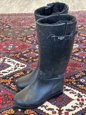 Aigle Aiglentine 2 Fur Gummistiefel in schwarz für Damen, Kusntfell, Gr: 37 EI