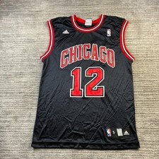 Kirk Hinrich Chicago Bulls Adidas Jersey Mens Small Black Away Deadstock