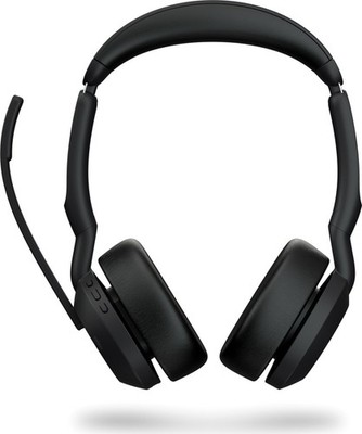 Jabra Evolve2 55, Headset schwarz, Stereo, UC, USB-A, Link380a