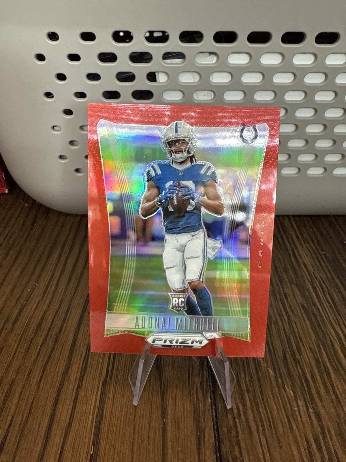 2024 Panini Prizm Deca - Adonai Mitchell RC Red Prizm /199 Indianapolis Colts!