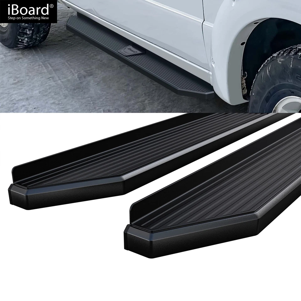 APS Running Board Black 6" Fit Ford Ranger Mazda B Super Cab 2Dr 98-11 - Image 2 of 4