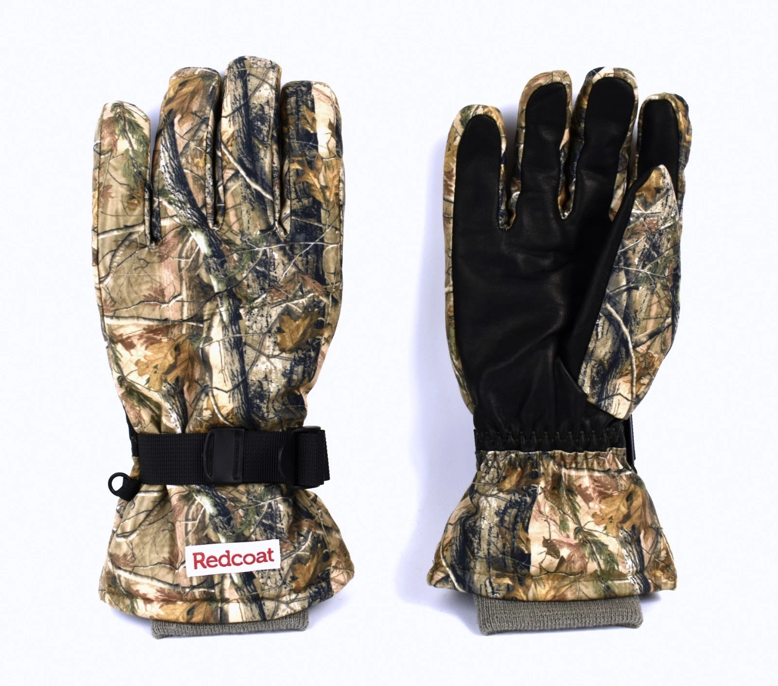 REDCOAT Mens Woodland Camo Fleece-lined Winter Gloves with Goatskin Leather Palm
Opens in a new wind